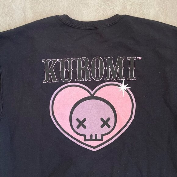 Sanrio Hello Kitty Kuromi Heart Eyes Sweatshirt Adult XL Crewneck Long Sleeve - Picture 8 of 11